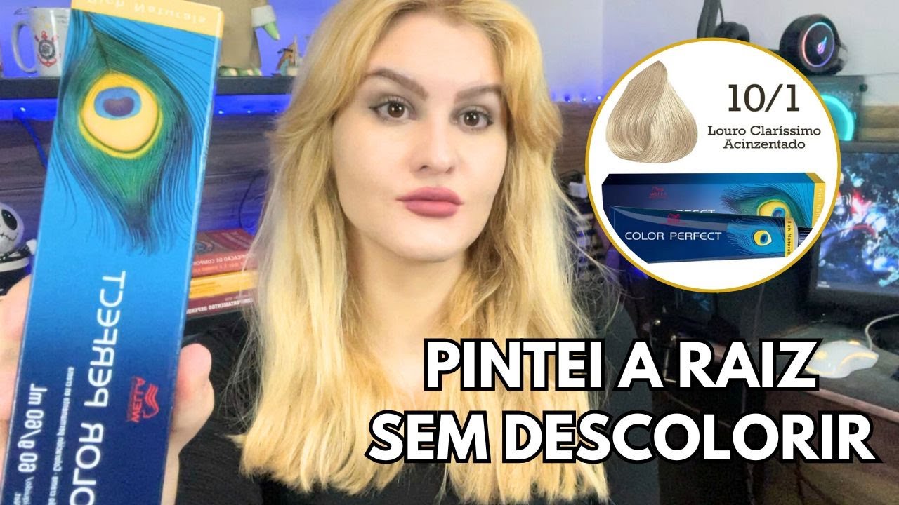 RETOQUEI A RAIZ COM A COLOR PERFECT 10/1 DA WELLA!