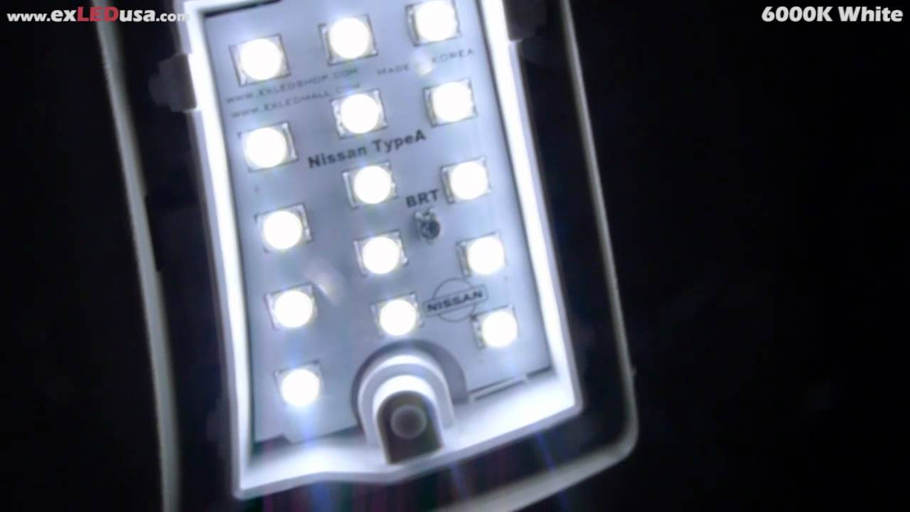 exLED Infiniti G Series G35 G37 Custom LED Interior Light Kit also fits Nissan Maxima & Altima