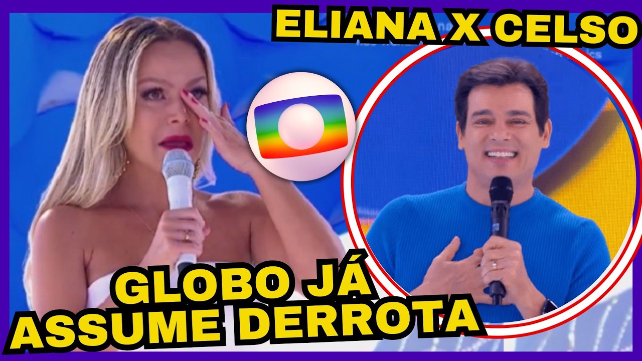 Globo espera que Eliana seja derrotada por Celso Portiolli em estreia contra o Domingo Legal