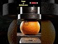 Orange vs Hydraulic Press 🍊💥 Satisfying Crush ASMR