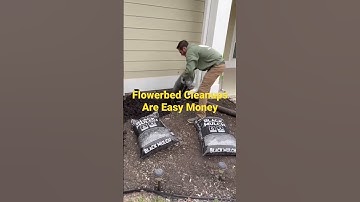 Installing Mulch in Landscape Beds.