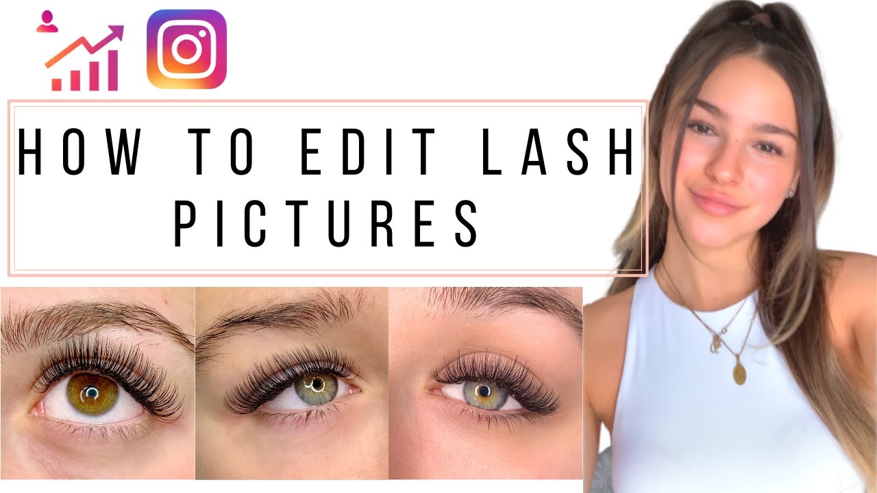 How To Take Pictures Of False Lashes