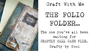 THE FOLIO……THE MAKING OF CRAFTLY HALL CASE FILE………#junkjournalideas #junkjournaldigitals