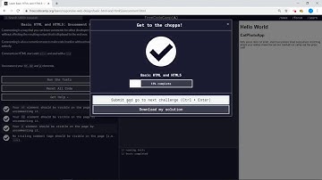 Basic HTML and HTML5 (5/28) | Uncomment HTML | freeCodeCamp