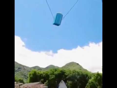 Man catapulted in a portaloo