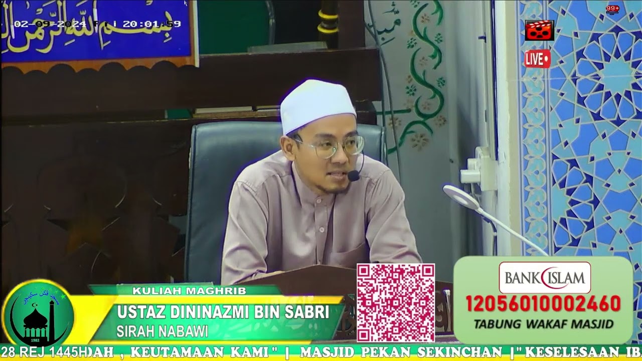 02 | Kitab Qososul Anbiya | Nabi Ismail A.S | Masjid Pekan Sekinchan