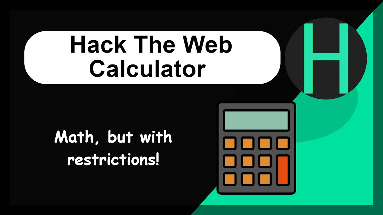 Hack The Web - Calculator - Easy Challenges - YouTube