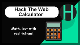 Hack The Web - Calculator - Easy Challenges screenshot 1