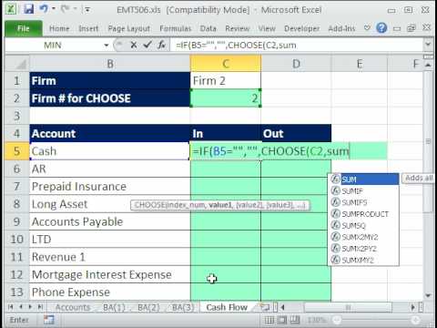 How To Make Chart Of Accounts In Excel