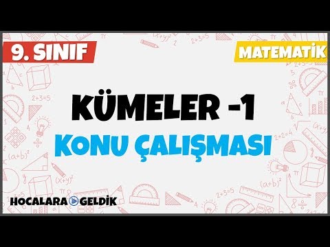 Kümeler -1 l 9. Sınıf Matematik