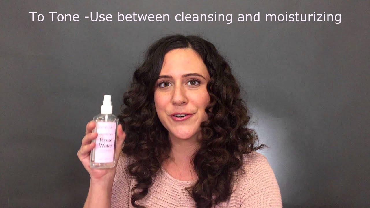 Rose Water Tutorial How to use Rose Water as a Toner. YouTube