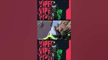 VALORANT VIPER ULTIMATE ASCENT ATTACKER SIDE SPAWN TO A DEFALT PLANT SNAKE BITE  #lineup #viper