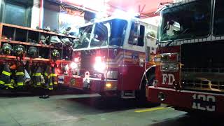 FDNY engine 303 going back to its firehouse after acting engine 273