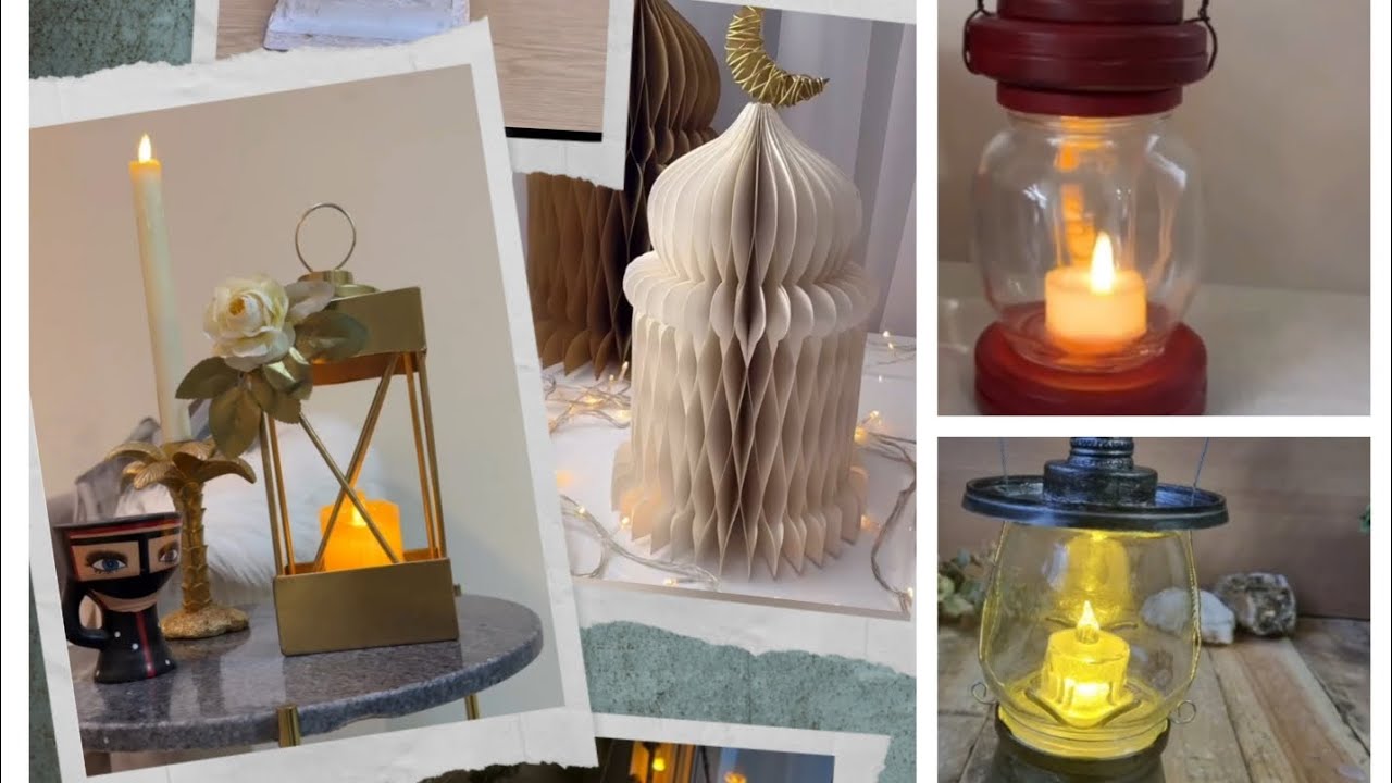 فوانيس 🏮جميلة وبأحجام مختلفة  وزينة رمضان   🕌🌙 ابدعي في تزيين بيتك