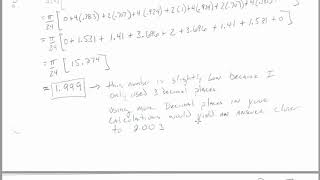 4 6 Lecture Part 2 Integration using Simpsons rule