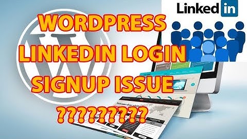 Wordpress Plugin Linkedin Login Signup issue or Problem. Bummer, something went wrong