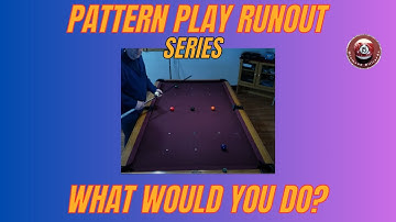 Another Pattern Play Runout. 5 balls set in a medium pattern from one end of the table to the other.