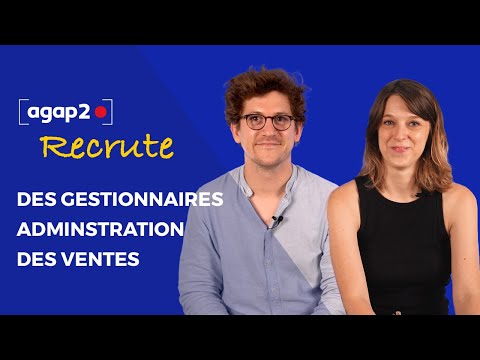 agap2 recrute en Administration des Ventes !