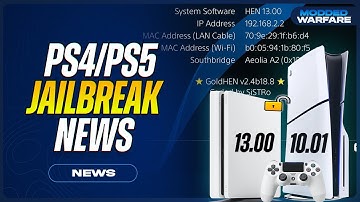 PS4/PS5 Jailbreak News: 13.00 Jailbreak Complete, Netflix-N-Hack, 10.0x Kstuff, etaHEN & More!