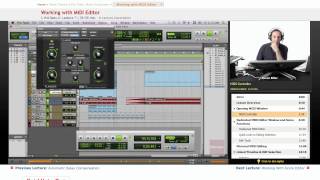 Pro Tools: Working with MIDI Editor