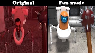 skibidi toilet original VS fan made (part 69)