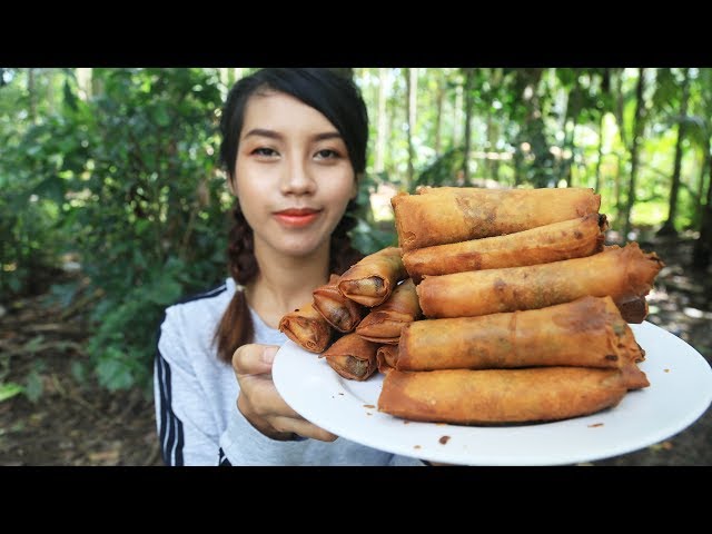 Yummy cooking spring rolls recipe - Cooking skill