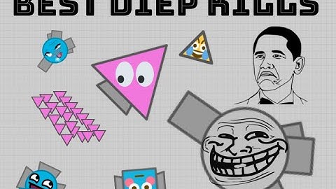 BEST KILLS IN DIEP.IO HISTORY OF ALL TANKS