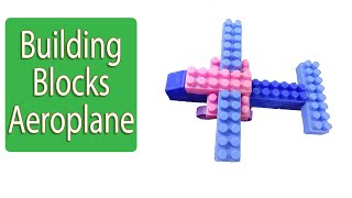 How to make  with Building Blocks/Blocks Aeroplane/Blocks Games/Blocks Toys/Blocks/