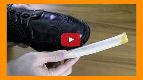 Polishing Shell Cordovan Shoes & Boots with a Deer Bone