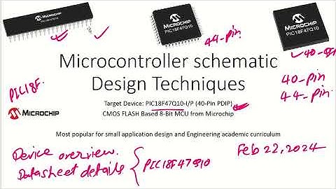 007 PIC18F47Q10 Device Overview, Features and datasheet details Part1