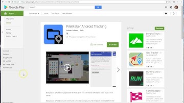 FileMaker Android GPS Tracking Application, Version 2