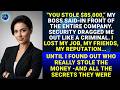 My Boss Fired Me for 'Stealing Company Funds' - Then I Found Out the Real Thief Was Her Husband...