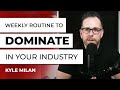 Technical sales engineer weekly routine to dominate in your industry