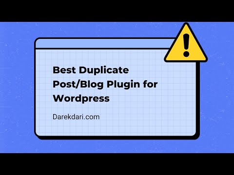 Best Duplicate Post/Blog Plugin for WordPress 2025