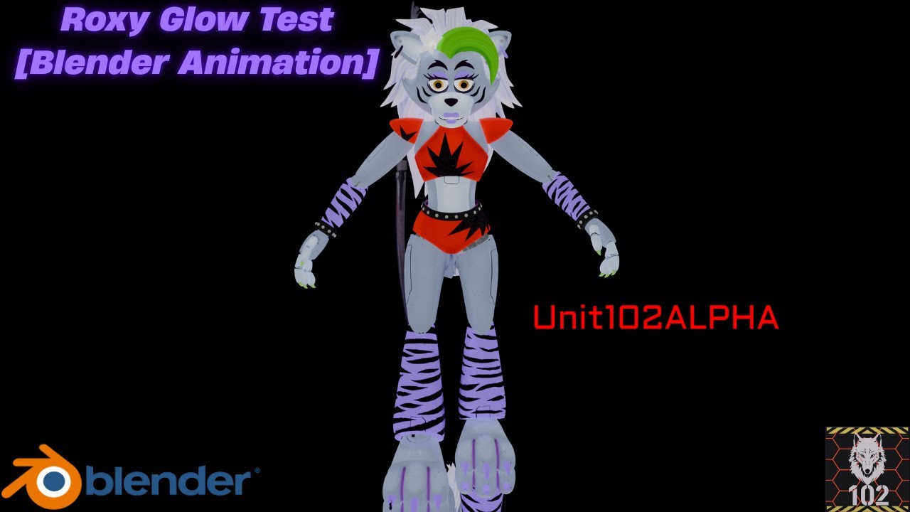 Roxy Glow Test [Blender Animation] - YouTube