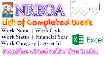 Nrega Work List Kaise Dekhe | How To See Nrega work list in Excel | Nrega all year work in Excel