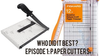 Who did it better Ep 01 Paper Trimmers