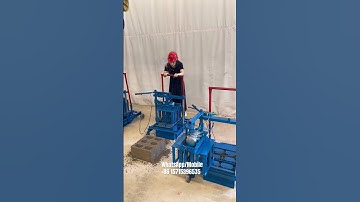 qt40-3a concrete block making machine, diesel concrete block machine qcm4-30