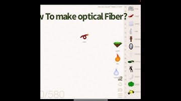 How to make Optical Fiber In Little Alchemy