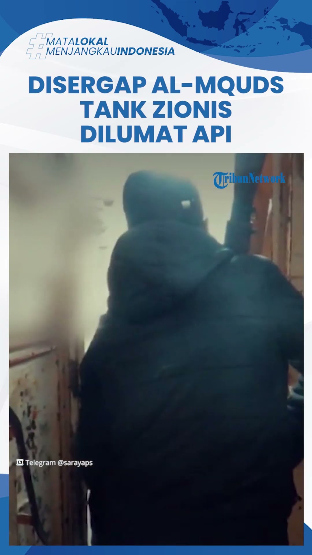 Momen Brigade Al-Quds Mengendap-endap Sergap Tank IDF, Peluru Tepat Sasaran Tentara Israel Terbakar