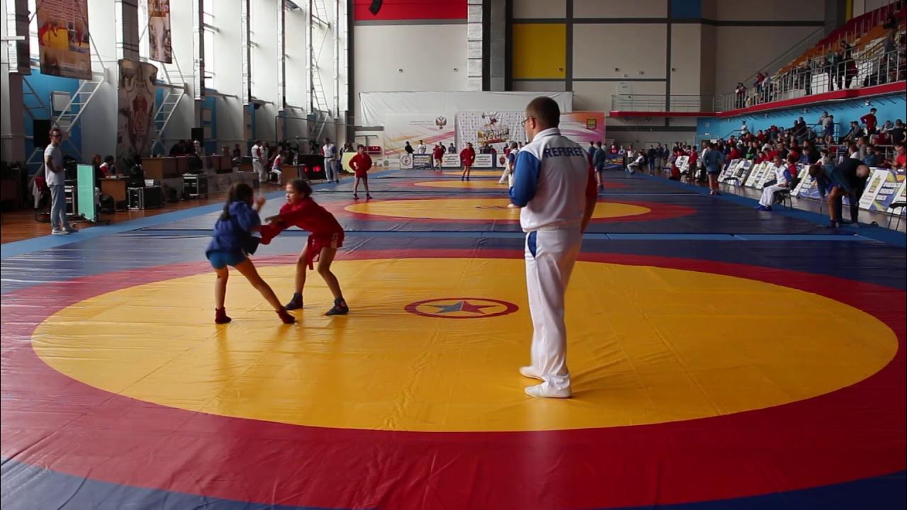 Самбо бросок с упором в живот