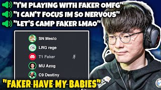 When Faker joins a full lobby of fanboys in Champion's Queue... *HILARIOUS*