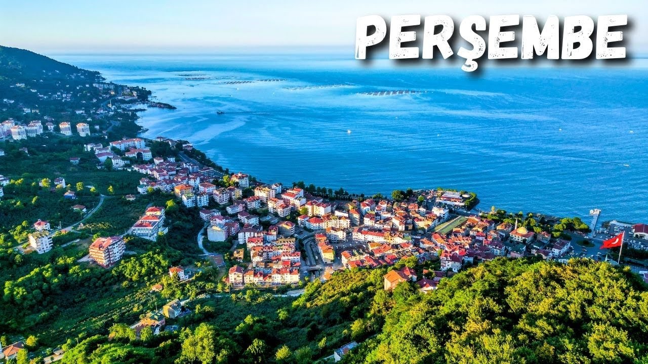 Gökyüzünden Perşembe Ordu - Perşembe Dron Çekimleri - Ordu Gezilecek Yerler - Perşembe Ordu