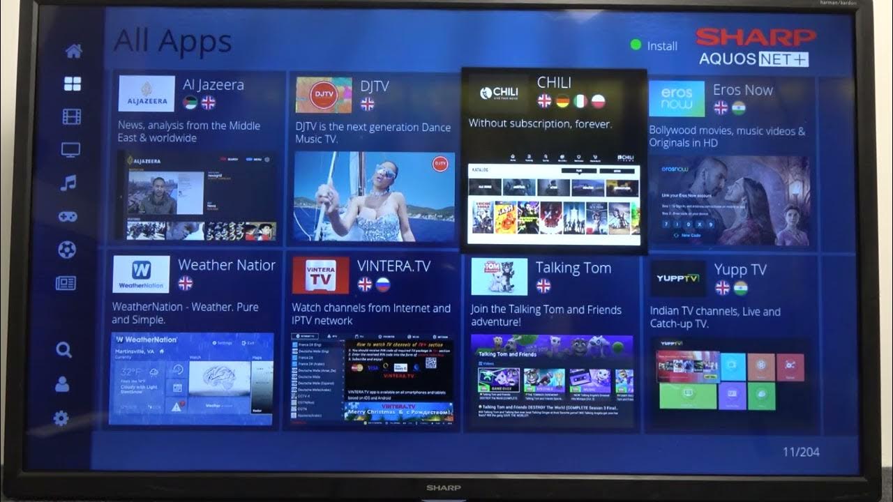 How To Get Additional Apps In Sharp Aquos Tv 32bc5e Download New Application Youtube