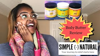 Simple Dot Natural [ALL NATURAL BODY BUTTER REVIEW] | Mila B