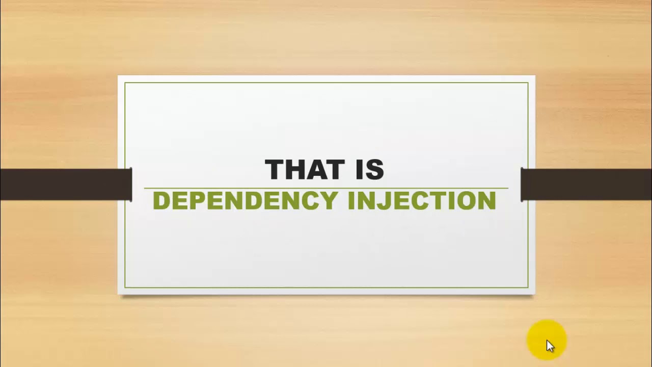 What Is Dependency Injection | Java | OOP | Tech Spartans - YouTube