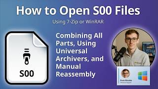 How to Open S00 Files (ZipSplitter Part 1 Archive)