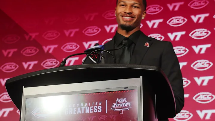 Virginia Tech QB Kyron Drones 2025 ACC Kickoff Media Day