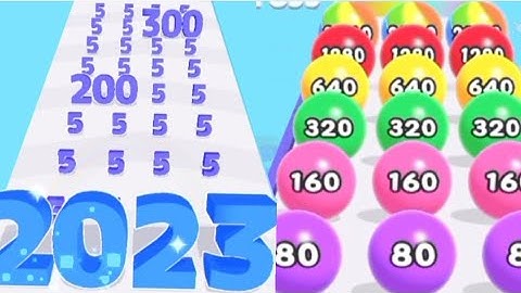 Lets Play Additional Math Games - Number Run Game Merge Vs Ball Master 2048 | All Levels