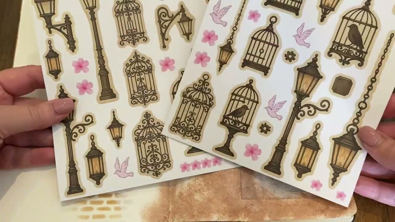 Fiona R is back with a dreamy vintage-inspired journal layout using our newest sticker set